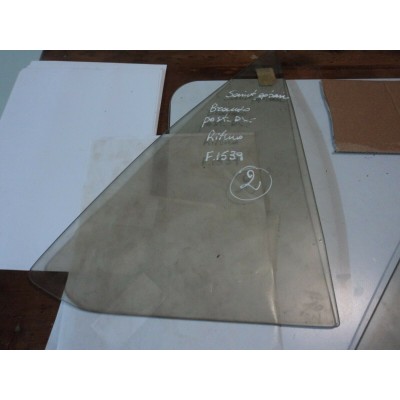 F1539 - VETRO DEFLETTORE POSTERIORE DESTRO DX SAINT GOBAIN BRONZO FIAT RITMO 