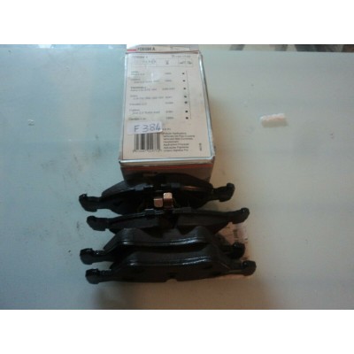 F384 - KIT SET SERIE PASTIGLIE PATTINI FRENI - ANTERIORI OPEL CALIBRA ASTRA 