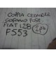 F553 - COPPIA CERNIERE COFANO FIAT 128 POSTERIORE