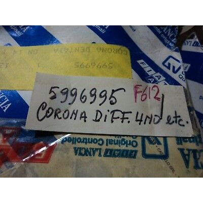 F612 - CORONA DENTATA DIFFERENZIALE 5996995 FIAT UNO PANDA -0