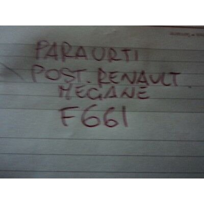 F661 - PARAURTI POSTERIORE RENAULT MEGANE 99 02 1999 2002-0