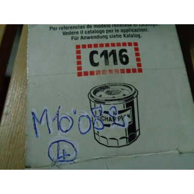 M10082 - FILTRO OLIO OIL FILTER CHAMPION C116 RENAULT 4 R4 R20 R18 R12 R11 FUEGO-0