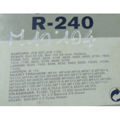 M10104 - FILTRO OLIO OIL FILTER R240 LANDINI LAVERDA BENATI MASSEY VOLVO 940 960-0