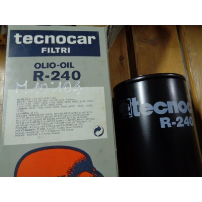 M10104 - FILTRO OLIO OIL FILTER R240 LANDINI LAVERDA BENATI MASSEY VOLVO 940 960