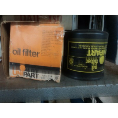 M1283 XX - FILTRO OLIO OIL FILTER ORIGINALE OEM UNIPART GFE114 Morris Marina 1.8