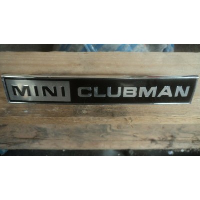 M1774V XX - LOGO STEMMA SCRITTA EMBLEM BADGE AUSTIN MINI CLUBMAN