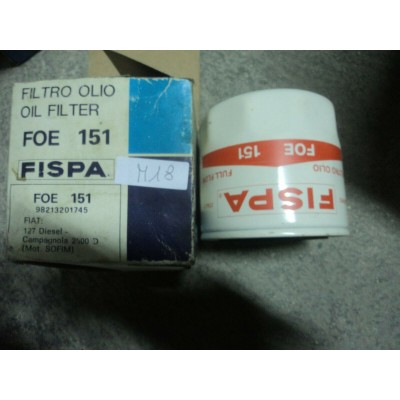 M18 XX FILTRO OLIO OIL FILTER FISPA FOE 151 FIAT 127 DIESEL CAMPAGNOLA 2500