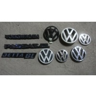 M2537 XX - STOCK LOGO SCRITTA EMBLEM BADGE STEMMA VOLKSWAGEN JETTA PASSAT 1303