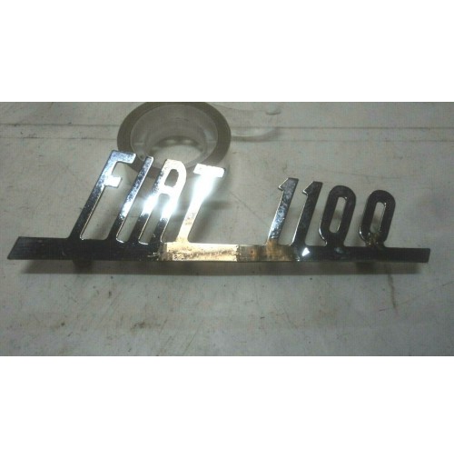 SCRITTA - LOGO - STEMMA FIAT 1100 D - ORIGINALE