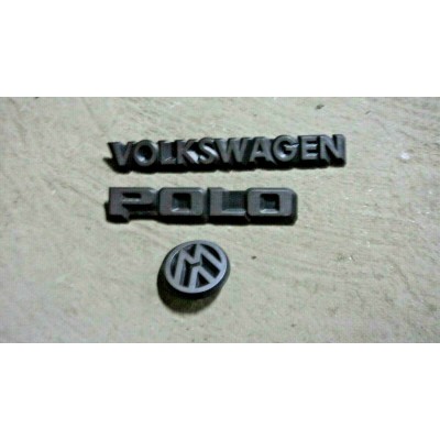 M2540 XX - STOCK LOGO SCRITTA EMBLEM BADGE STEMMA VOLKSWAGEN POLO