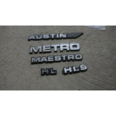 M2552 XX - STOCK EMBLEM SCRITTA STEMMA BADGE LOGO AUSTIN METRO