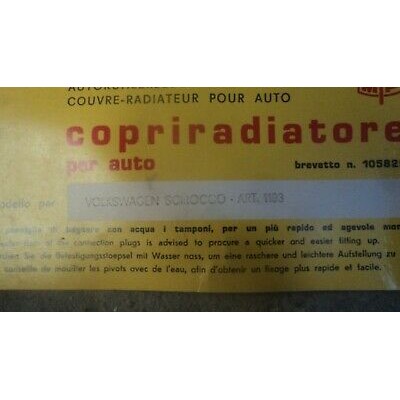 M2967 XX - COPRIRADIATORE VOLKSWAGEN SCIROCCO-0