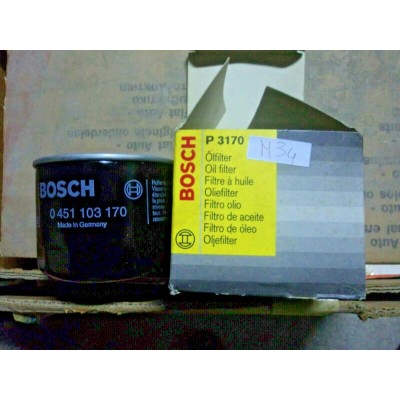 M34 XX FILTRO OLIO OIL FILTER BOSCH 0451103170 AUTOBIANCHI A111 FIAT 132 RITMO