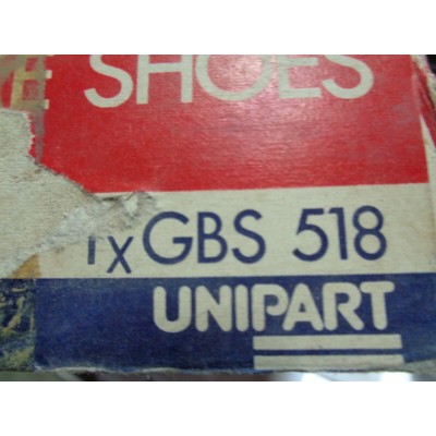 M4638 XX - gbs518 KIT GANASCE FRENO ORIGINALI  TRIUMPH TR6 LAND ROVER 88 109-0