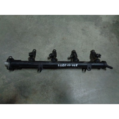 M4674 XX - 0280151058 030133319 TUBO FLAUTO INIEZIONE VW POLO LUPO 1.0 1.4 BENZ.