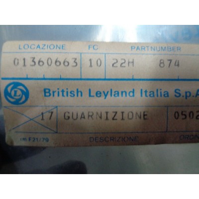 M4692 XX - GUARNIZIONE 22H874 BRITISH LEYLAND ORIGINALE TRASMISSIONE BMC 1800-0