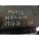 M4752 XX - PARAFANGO ANTERIORE SINISTRO SX MG MGB 1962 - 1968 HZA410