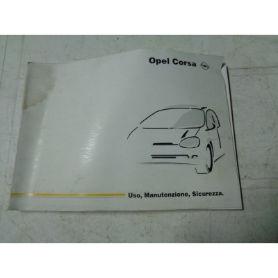 M6853 XX - MANUALE USO E MANUTENZIONE OPEL CORSA