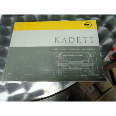 M6916 XX - LIBRETTO MANUALE USO E MANUTENZIONE OPEL KADETT