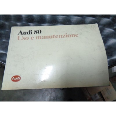 M6952 XX - LIBRETTO MANUALE USO E MANUTENZIONE AUDI 80