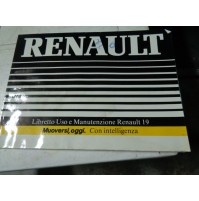 M7003 XX - LIBRETTO MANUALE uso e manutenzione RENAULT 19