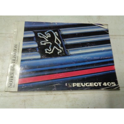 M7013 XX - LIBRETTO MANUALE USO E MANUTENZIONE PEUGEOT 405