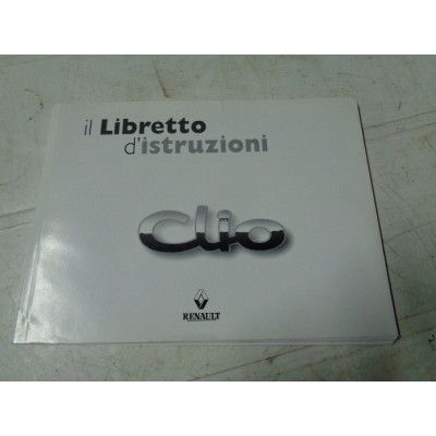 M7022 XX - LIBRETTO MANUALE USO E MANUTENZIONE DI ISTRUZIONI RENAULT CLIO