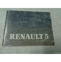 M7027 XX - LIBRETTO MANUALE USO E MANUTENZIONE RENAULT 5 R5