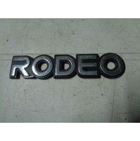 M7164 XX - LOGO STEMMA EMBLEM EMBLEMA SCRITTA FREGIO RODEO