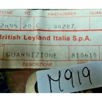 M919 XX - GUARNIZIONE ORIGINALE UNIPART LAYLAND C 44287 STAFFA TRIUMPH SPITFIRE-0