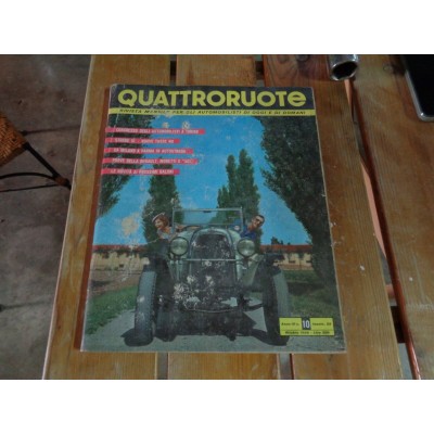 M9217 XX - RIVISTA QUATTRORUOTE OTTOBRE 1958 ANNO III FASCICOLO 33