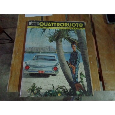 M9222 XX - RIVISTA QUATTRORUOTE SETTEMBRE 1959