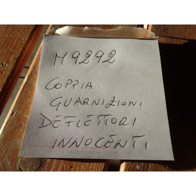 M9292 XX - COPPIA GUARNIONI DEFLETTORI INNOCENTI PROFILATO 34771337 SX-1