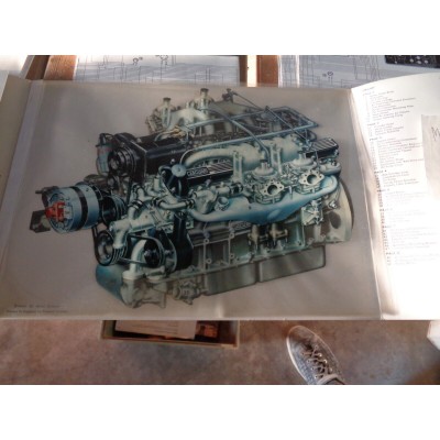 M9488 XX - DEPLIANT BROCHURE JAGUAR XJ12 E-TYPE V12 ENGINE-1