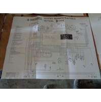 M9491 XX - SCHEMA IMPIANTO ELETTRICO INNOCENTI MINI 3 CILINDRI S