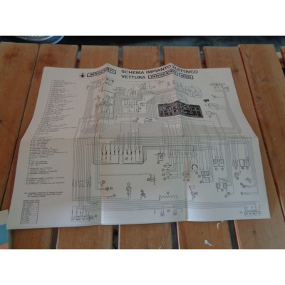 M9494 XX - SCHEMA IMPIANTO ELETTRICO INNOCENTI MINI 650