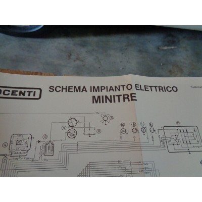 M9495 XX - SCHEMA IMPIANTO ELETTRICO INNOCENTI MINITRE-0