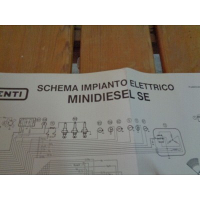 M9499 XX - SCHEMA IMPIANTO ELETTRICO INNOCENTI MINI DIESEL SE-0