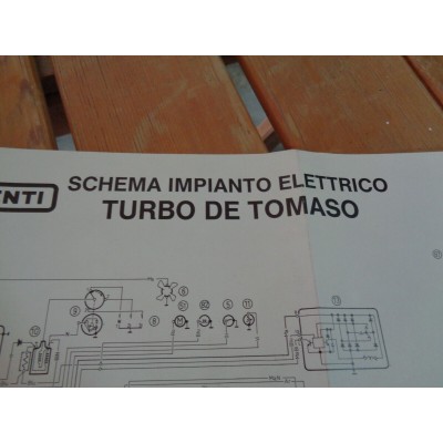 M9501 XX - SCHEMA IMPIANTO ELETTRICO INNOCENTI MINI DE TOMASO TURBO-0