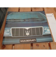 M9522 XX - DEPLIANT BROCHURE MASERATI BITURBO S SPYDER 425 QUATTROPORTE