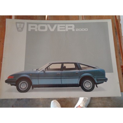 M9533 XX - DEPLIANT BROCHURE ROVER 2000 SD1