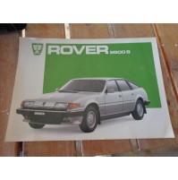 M9535 XX - DEPLIANT BROCHURE ROVER 2600 S SD1