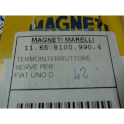 M9792 - MAGNETI MARELLI TERMOINTERRUTTORE VENTOLA FIAT UNO D 116581009904-0