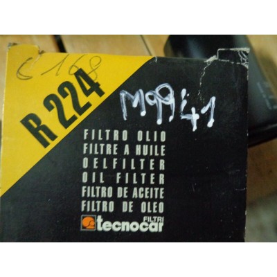 M9941 - FILTRO OLIO OIL FILTER TECNOCAR R224 BMW 320 325 520 FINO AL '91 E21 E30-0