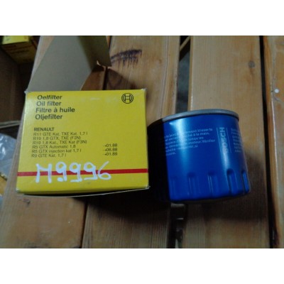 M9996 - FILTRO OLIO OIL FILTER BOSCH RENAULT R11 GTE R19 1.8 R5 GTX R9 GTE