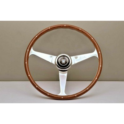 VOLANTE NARDI - MOGANO CON RIVETTI RAZZE LUCIDE ANNI 50 - 5038.39.3000