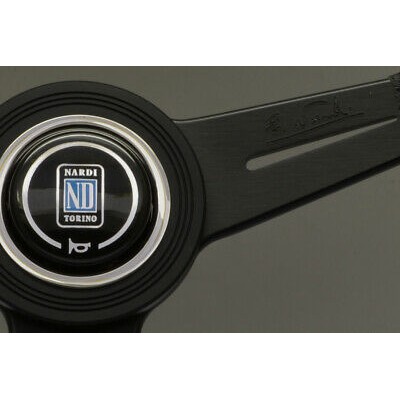 VOLANTE NARDI - Pelle nera traforata razze nere - Ø 340mm 6062.34.2092.-1