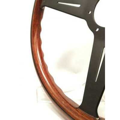 VOLANTE NARDI - legno di mogano razze NERE ANODIZZATE - Ø 360mm 5062.36.2000-1