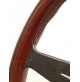 VOLANTE NARDI - legno di mogano razze NERE ANODIZZATE - Ø 360mm 5062.36.2000